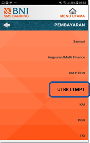 Pilih UTBK LTMPT